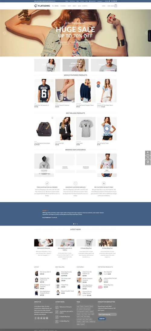 Web Designs Frenzy E-Commerce Website Portfolio - 1